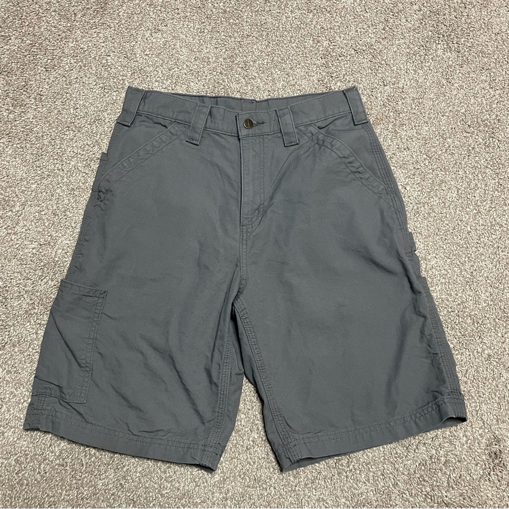 Men’s Carhartt Loose Fit Canvas Utility Cargo Work Shorts Size 31